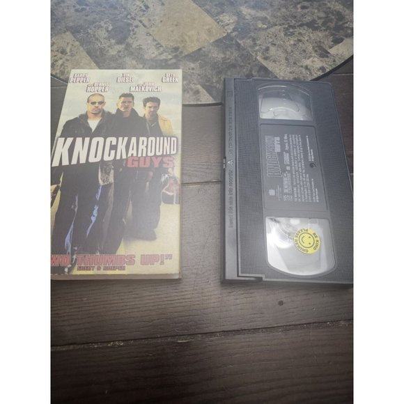 Knockaround Guys VHS Tape Dennis Hopper VIN DIESEL Seth Green 2001 Rated R - Picture 1 of 3